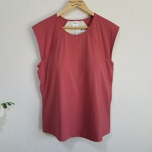 Duluth Trading Company Cap Sleeve Swim Top